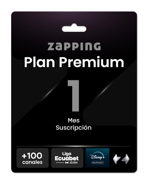 Giftcard Zapping - 1 Mes Plan Premium