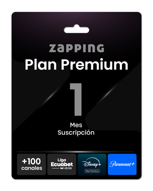 Giftcard Zapping - 1 Mes Plan Premium
